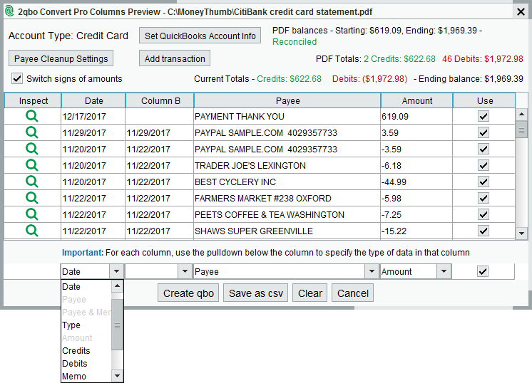 2qbo Convert Pro Moneythumb 2qbo Convert Pro Preview