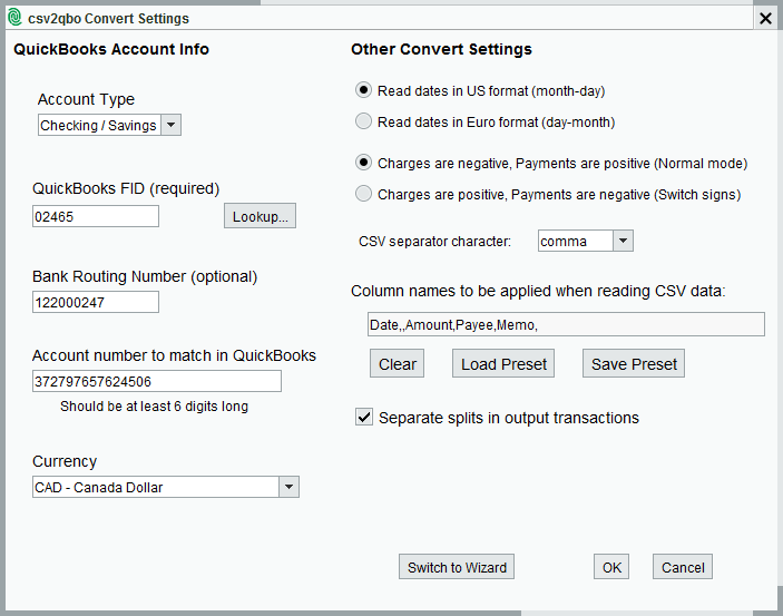 CSV2QBO_Settings