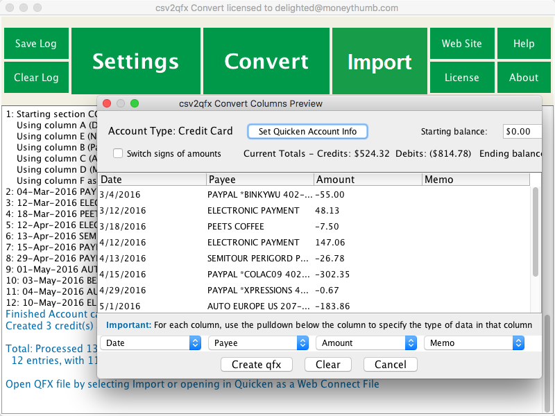 csv2qfx free download