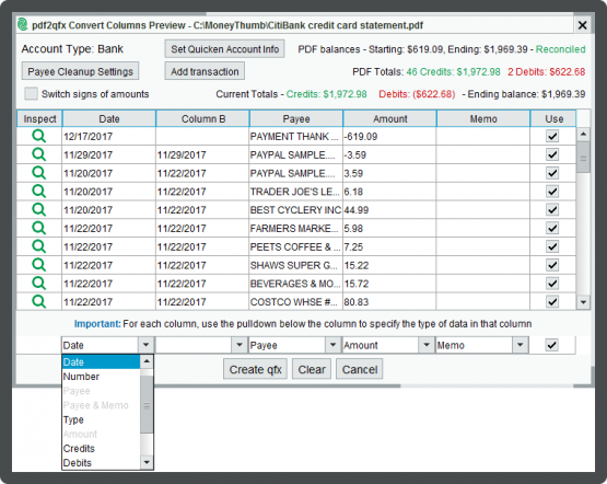 Quicken Converters MoneyThumb