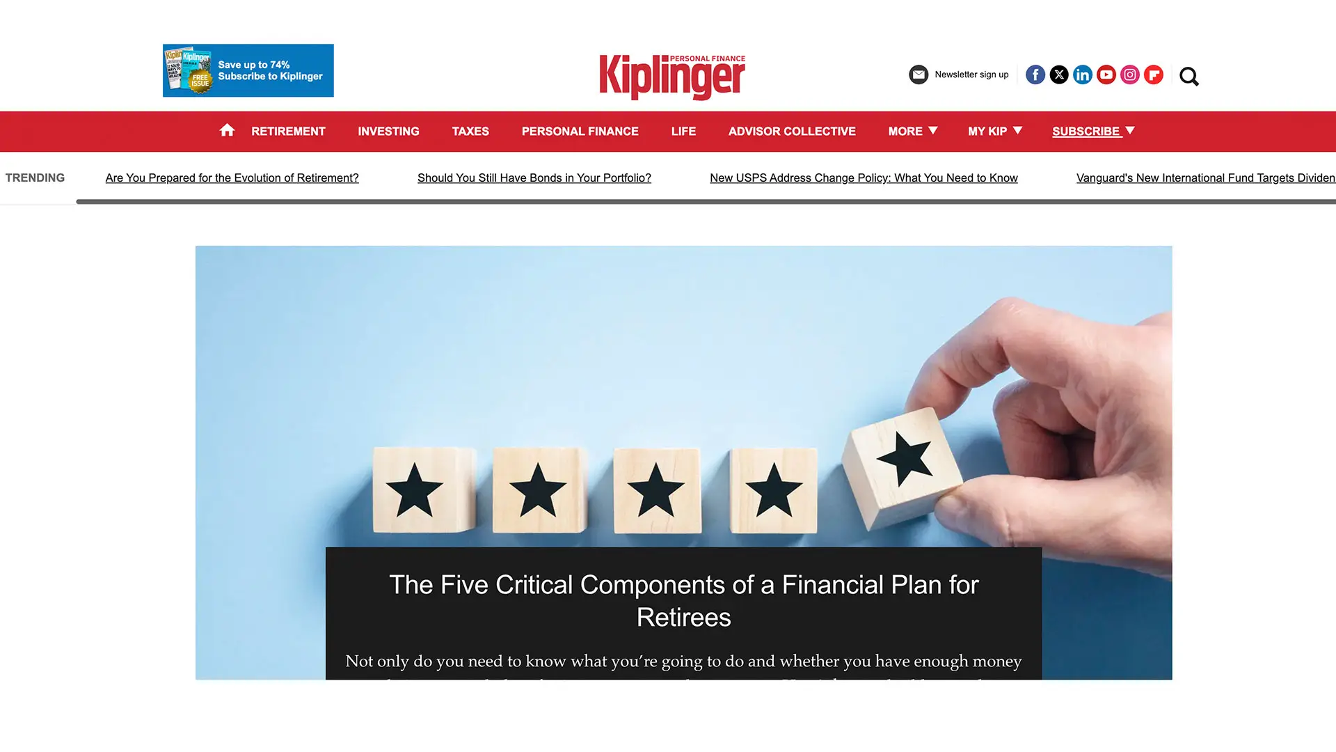 Kiplinger Homepage