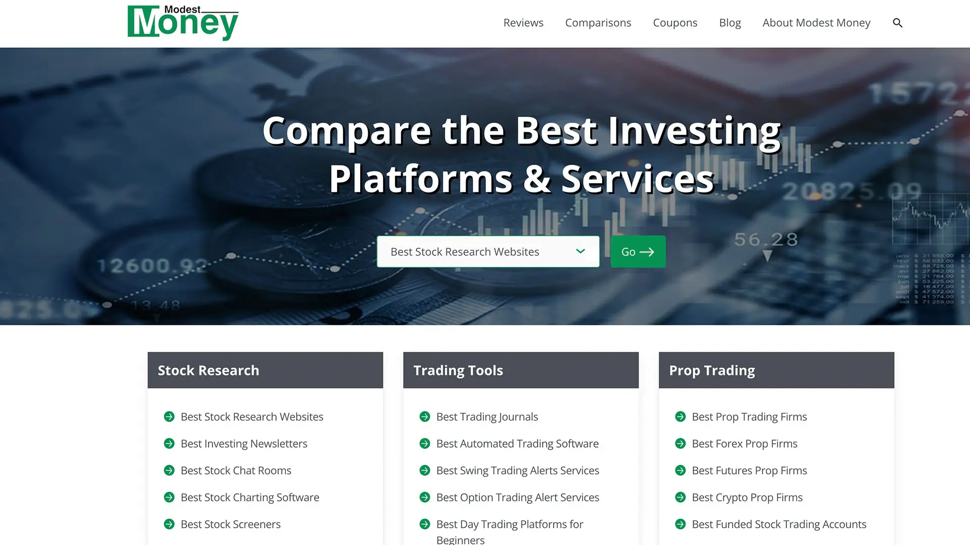 Modest Money Homepage