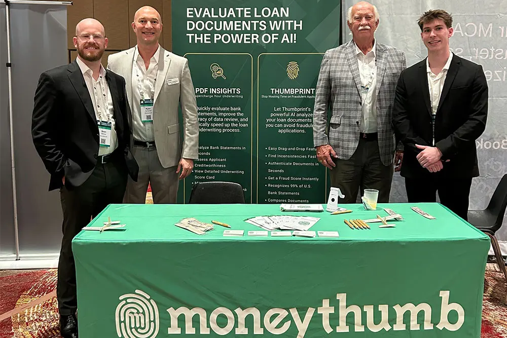 MoneyThumb Team Funders Forum Booth