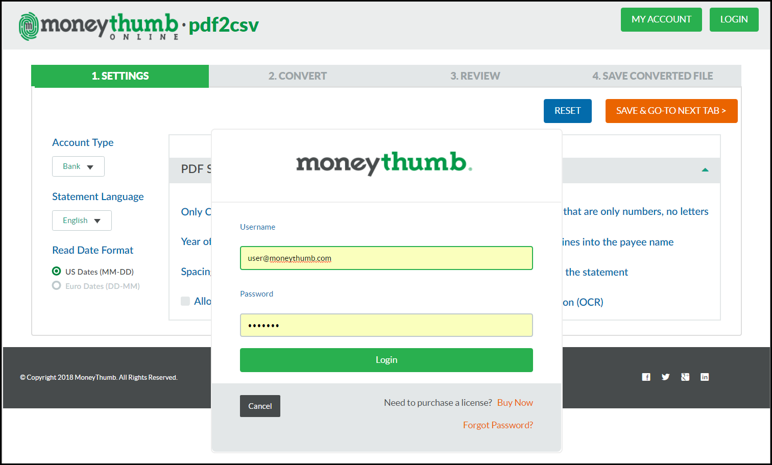 gnucash import csv transactions